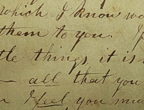 “This is all I can give you…”: Witnessing and Caregiving Among 19th-Century Women