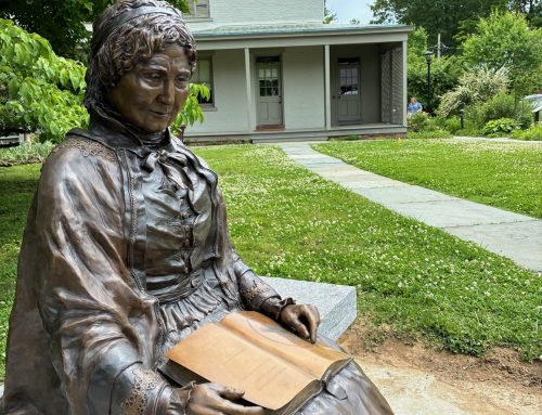 What is Harriet Beecher Stowe Reading?